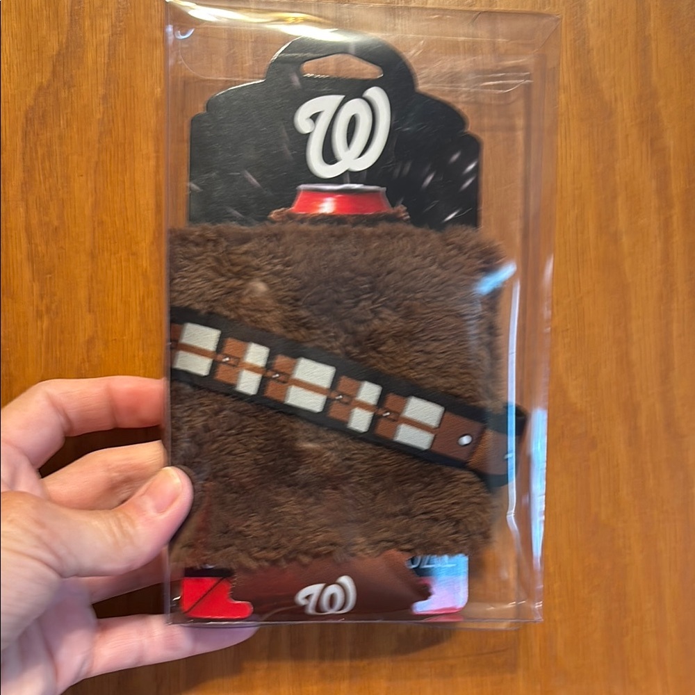 Chewbacca Furry Koozie from Washington Nationals. Collectible.